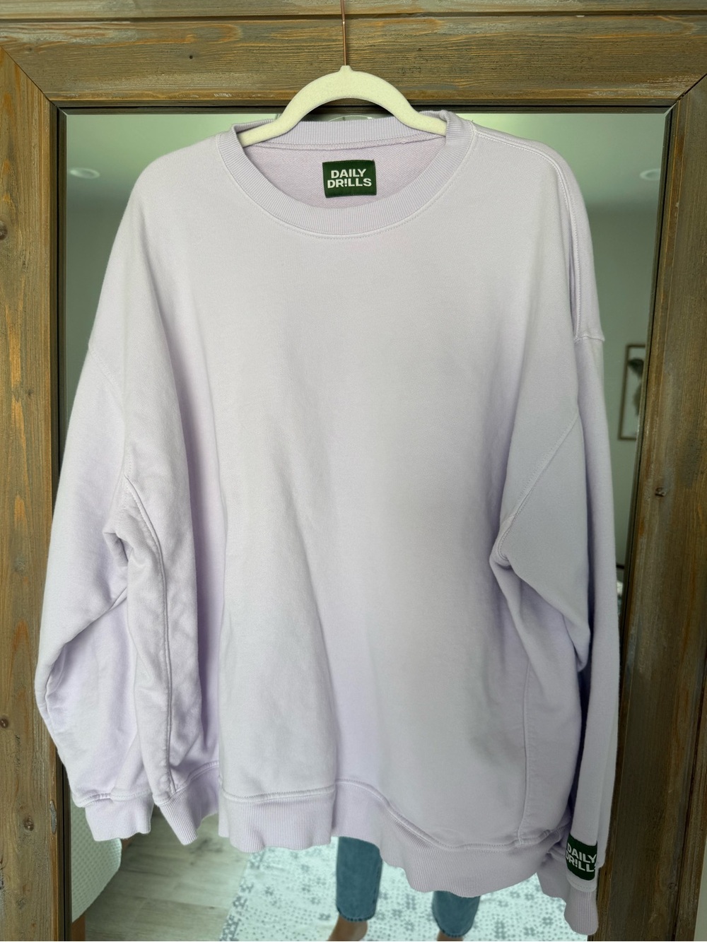 Daily Drills Wink Oversized Crewneck